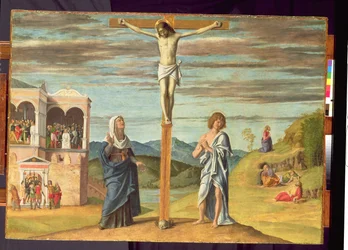 Cristo en la Cruz con la Virgen y San Juan Evangelista